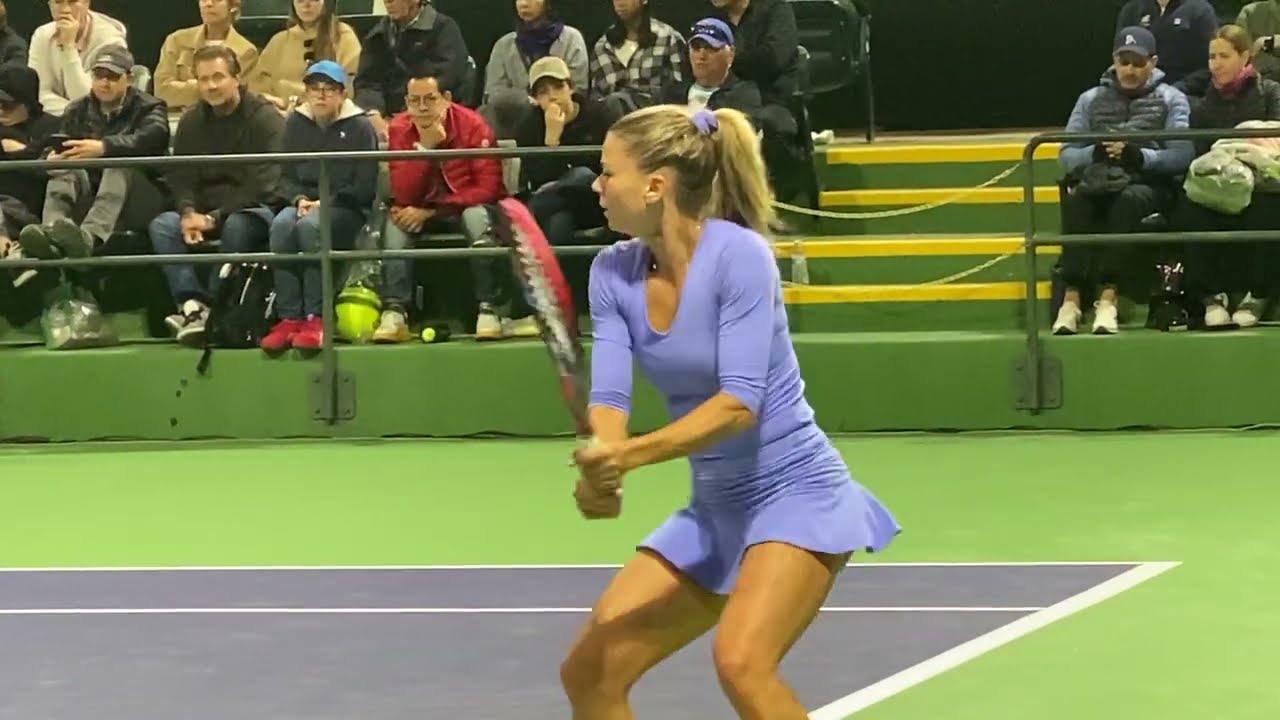 Camila Giorgi vs Linda Noskova 125 Sexy Italian Women's Tennis Practice Indian Wells 2024 #WTA