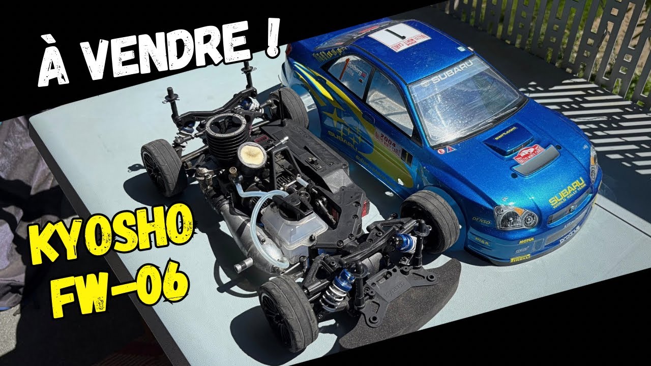 Je vends ma Kyosho FW-06 Subaru ! Une thermique 2 vitesses au top ! VENDU