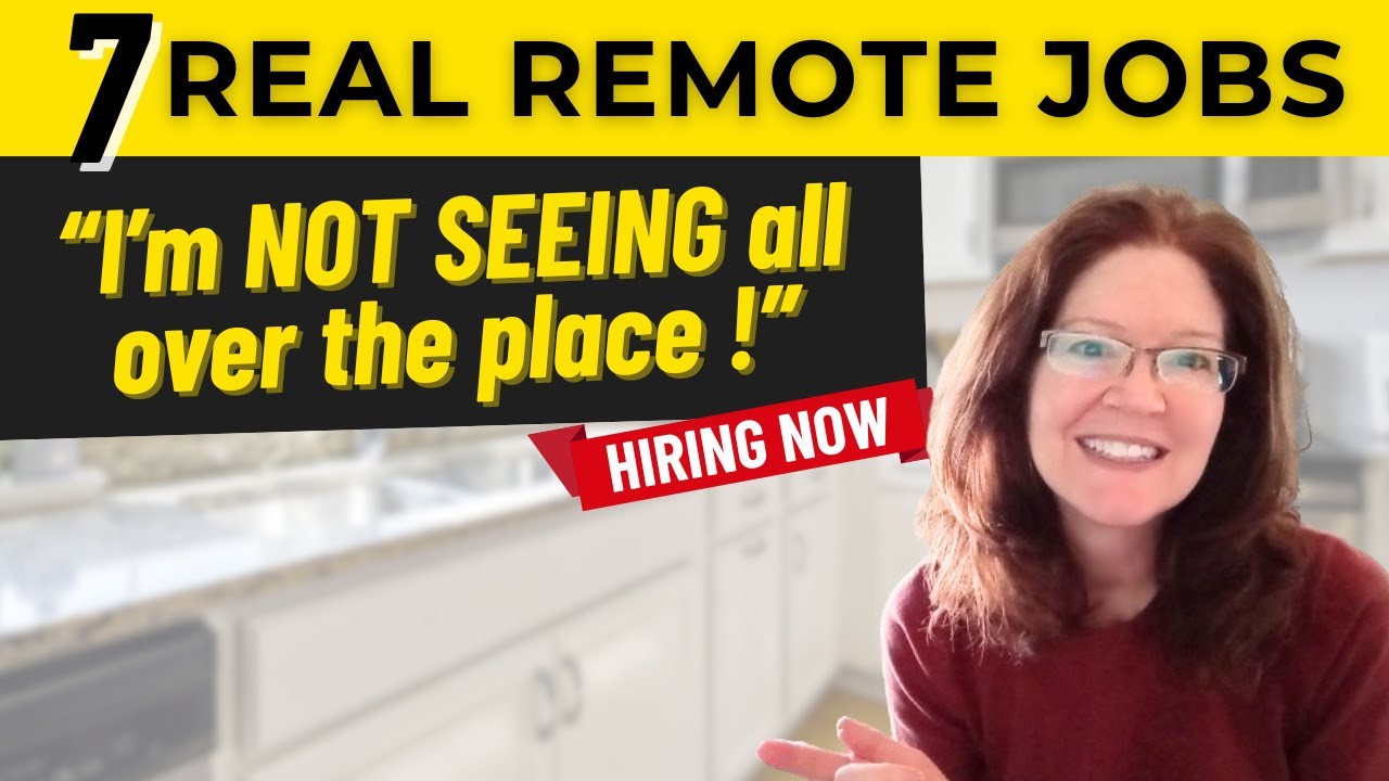 Lost Your Job ? These Remote Jobs Are Availalbe Today & You Won't Find Them Everywhere Else