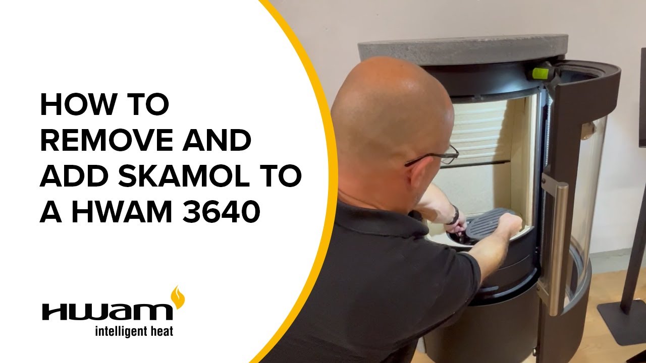 How to remove and add skamol to a HWAM 3640