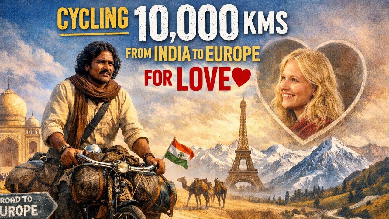 The man who Cycled 10,000 Kms from India to Europe for Love | P. K. Mahanandia