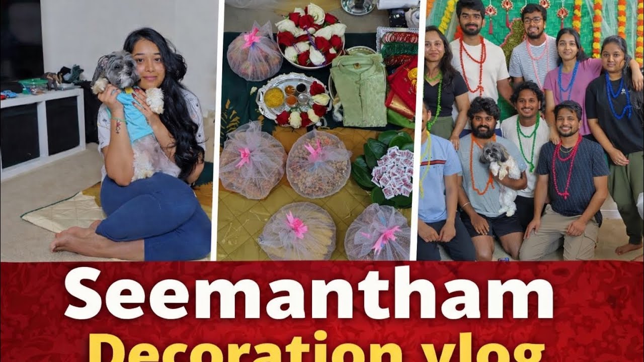 Seemantham Decor|Baby shower bliss|trending|Traditions|decor ideas|familytime
