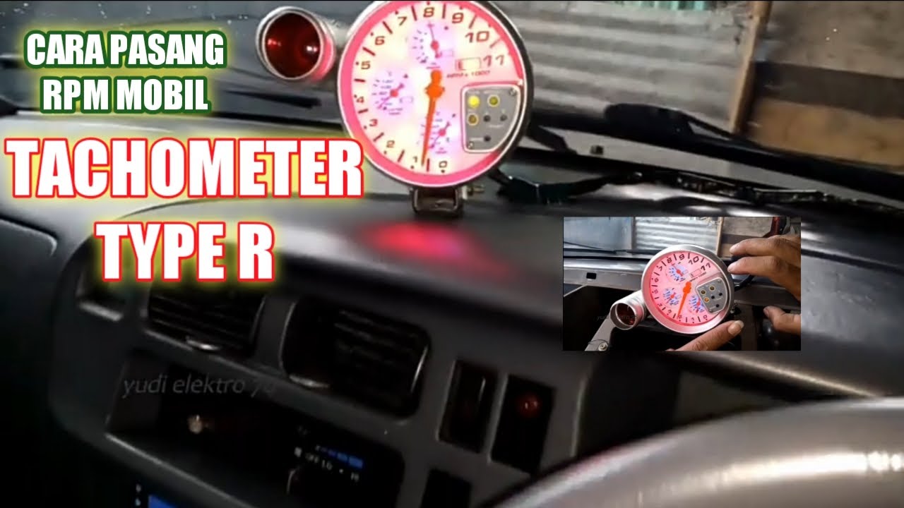 cara pasang rpm mobil | tachometer indikator RPM di mobil KIJANG LGX