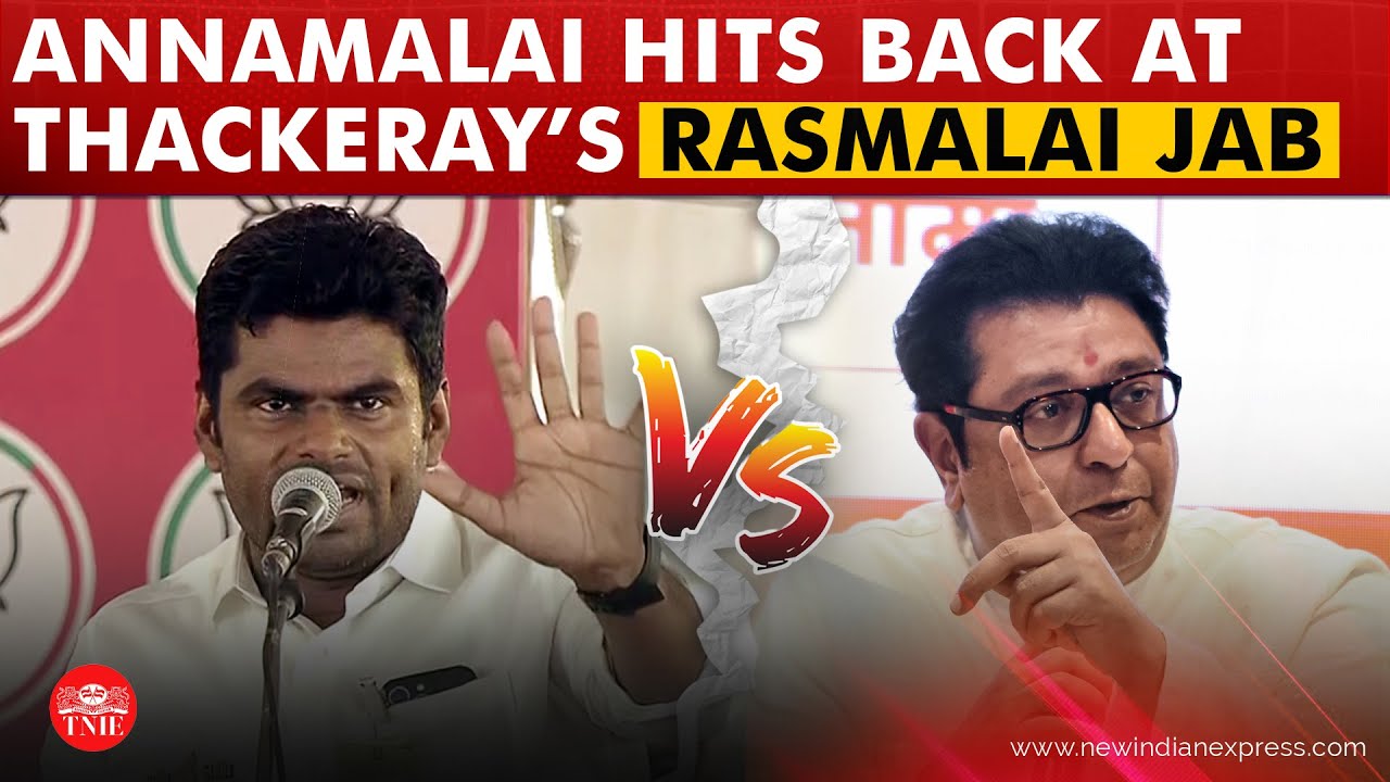 After Raj Thackeray’s ‘rasmalai’ jab, BJP’s Annamalai hits back