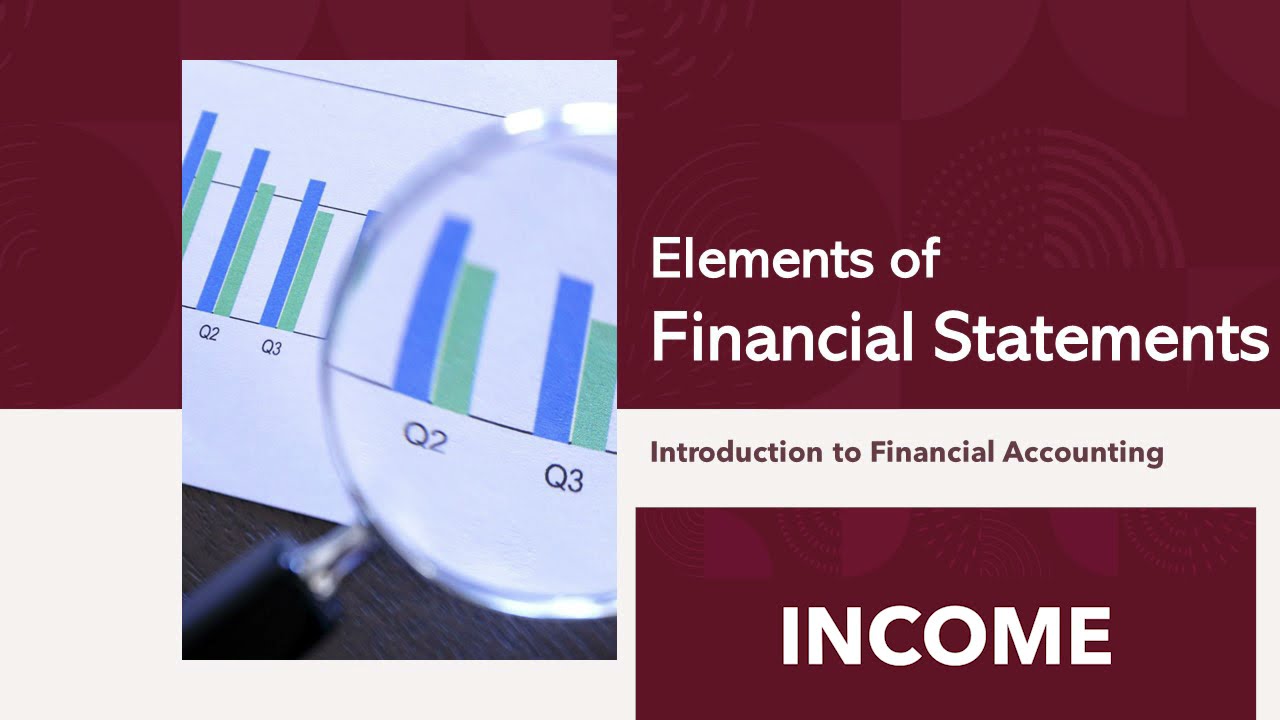 Elements of financial statements - Income