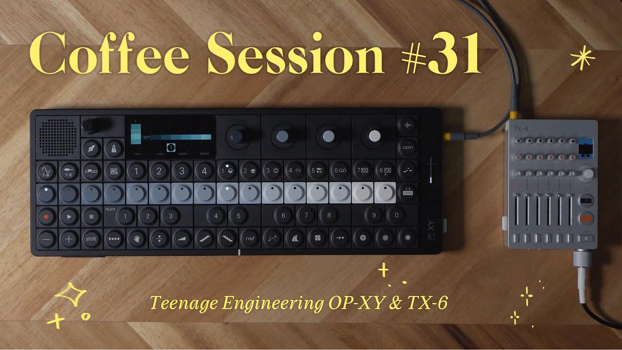Jamming with @teenageengineering OP-XY & Field System TX-6 Mixer #jazzhop #boombap #beatmaking