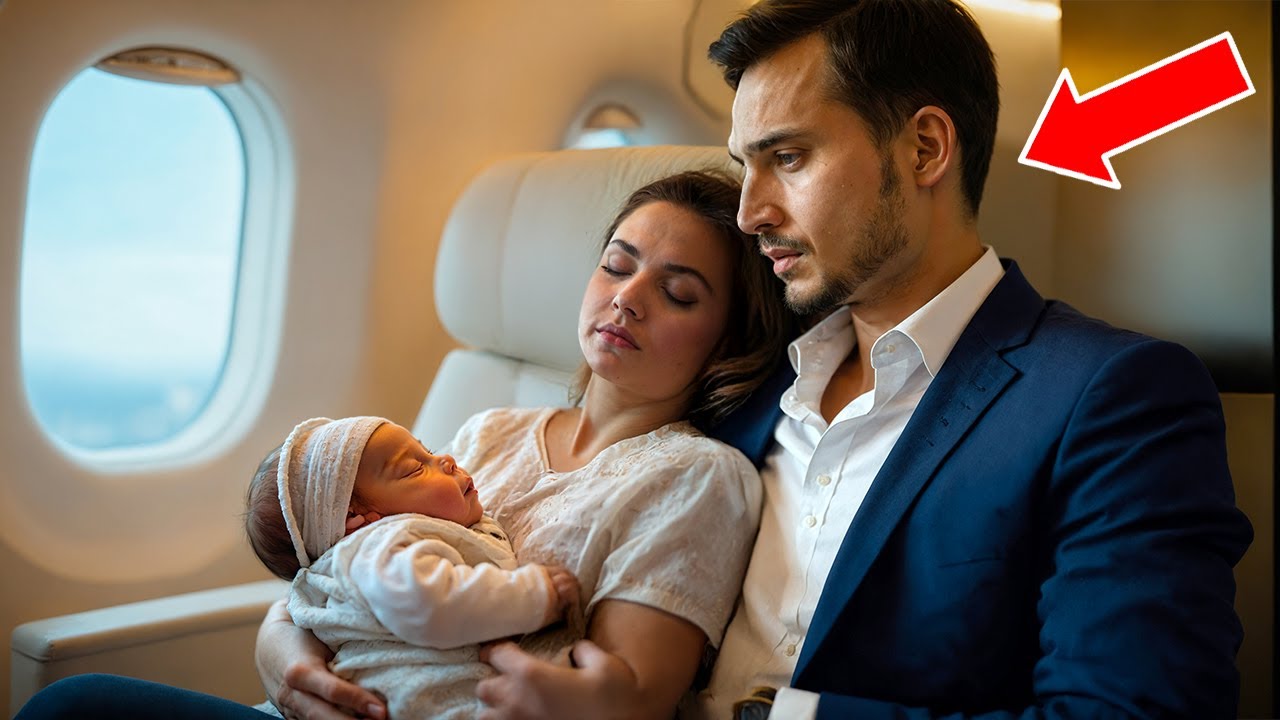 Fată săracă cu bebeluș adoarme pe umărul unui CEO în avion, dar se trezește șocată când el…