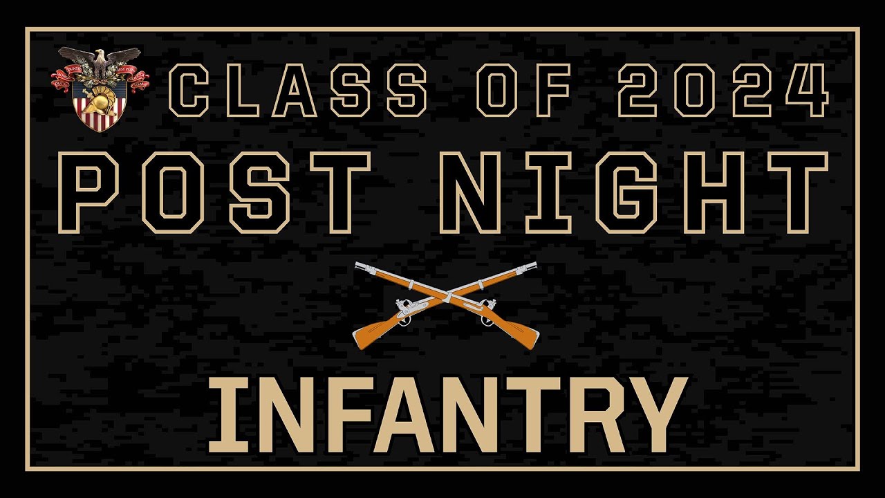 West Point Class of 2024 Infantry Post Night