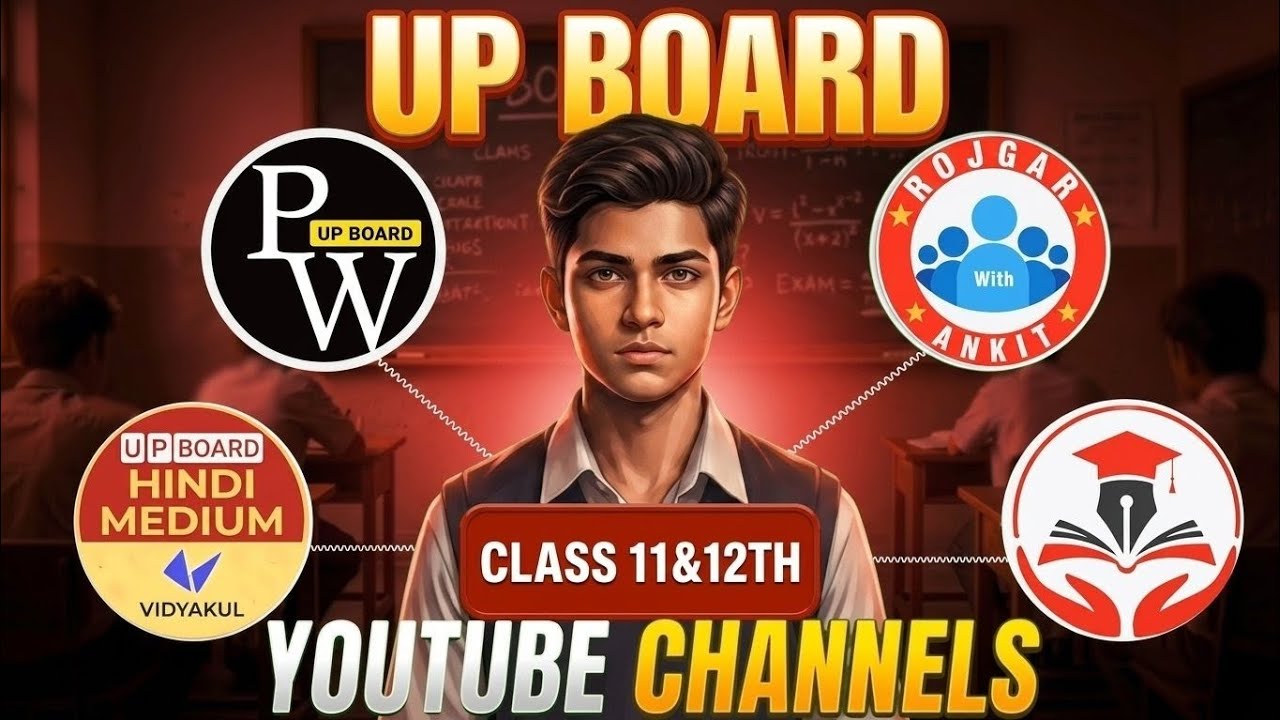Best YouTube Channels for Class 11 & 12 UP Board | Full Strategy 2027