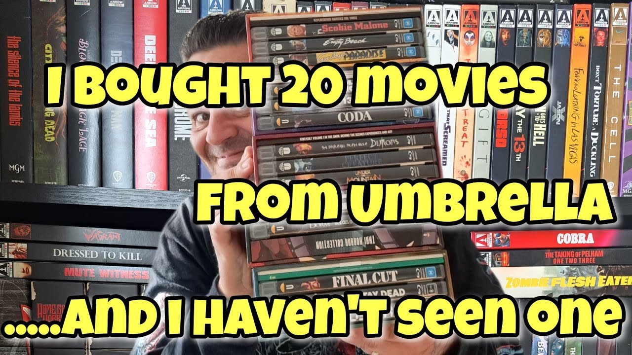 UNBOXING: UMBRELLA HAUL 20+ MOVIES BLIND BUYS