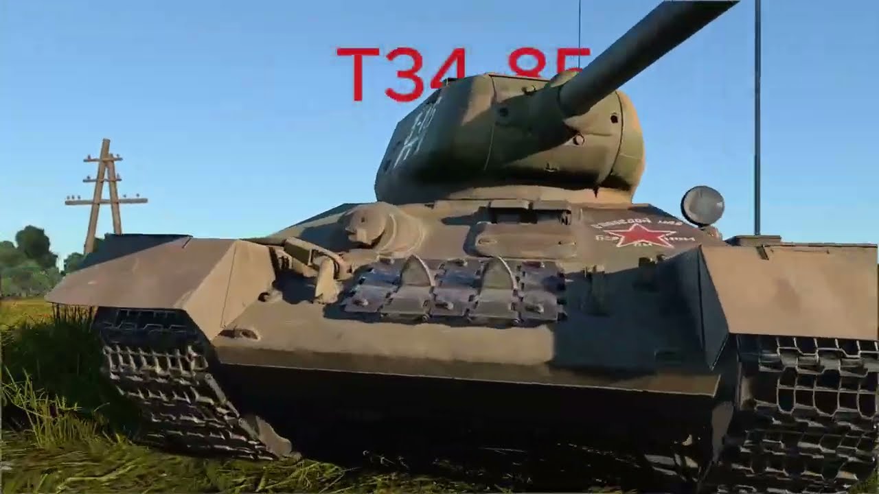 DISCO PANZER T-34-85 #warthunder  #cinematic 