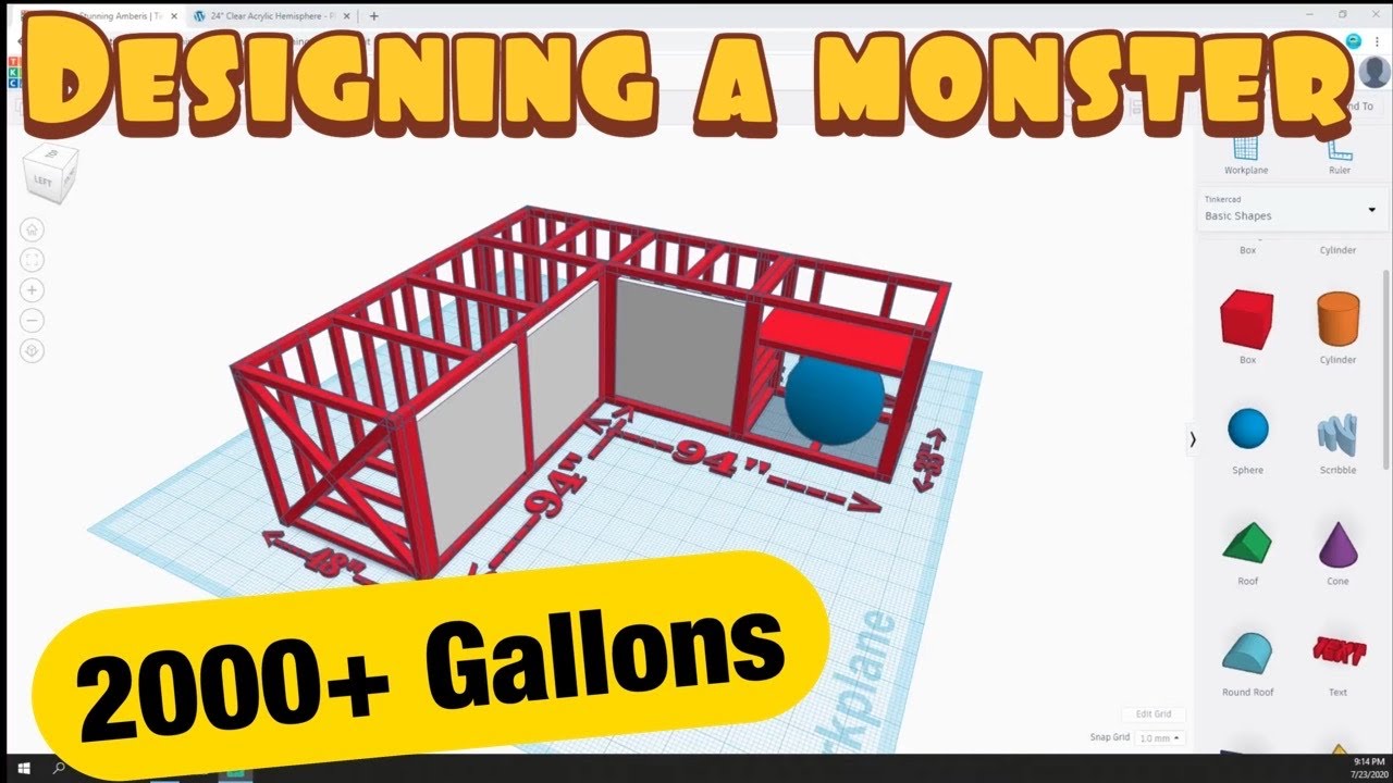 Building a 2000 gallon planted aquarium from scratch