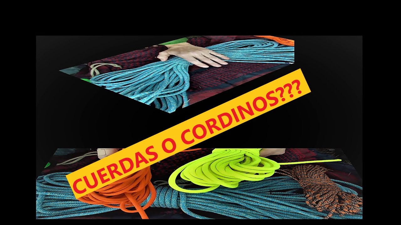 CUERDA O CORDINO, QUE TIPO DE CUERDAS LLEVO EN LA MOCHILA???