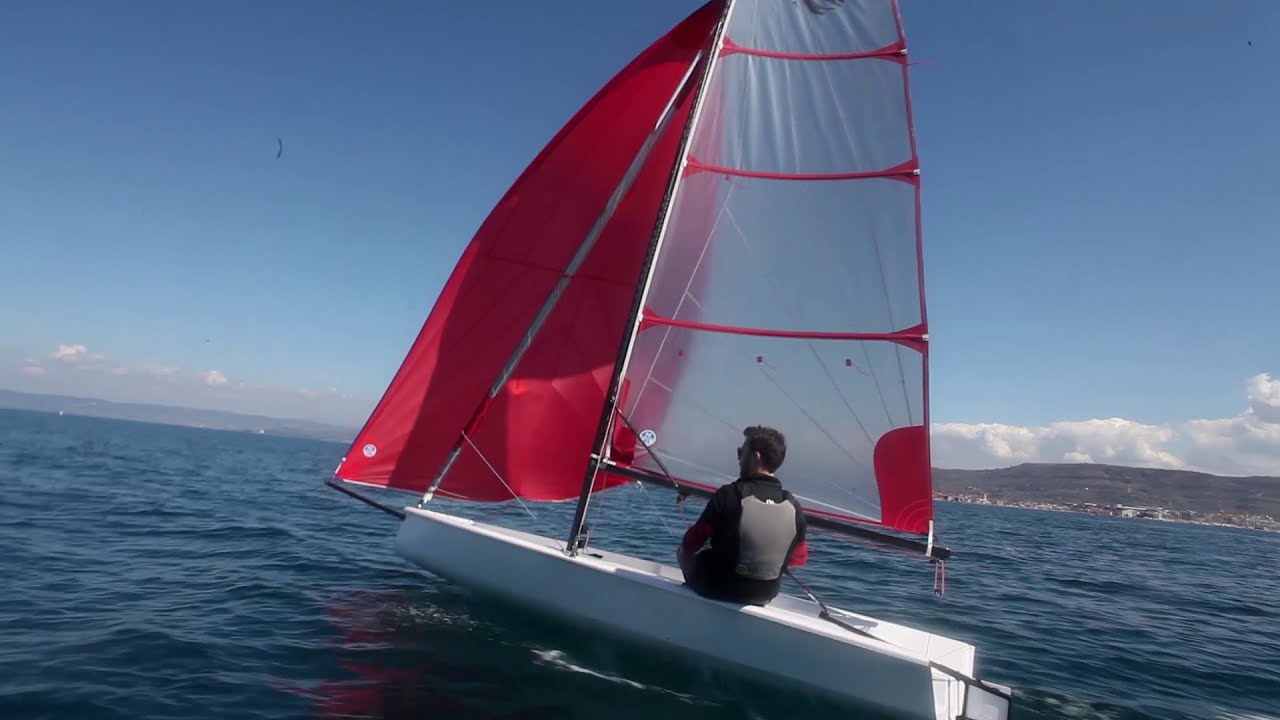 Testing the trolley design - Beneteau First 14 SE ex Seascape14