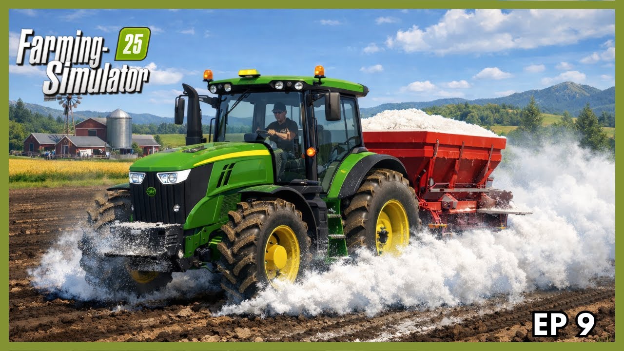 Pregătim terenul: Împrăștiem var | Farming Simulator 25