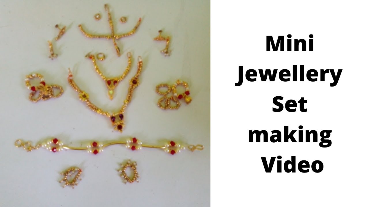 Barbie Miniature Jewellery making video || DIYBarbie