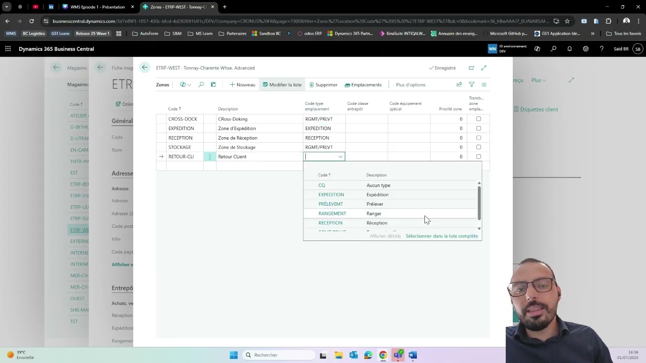 🎬 [Épisode 2] :  Introduction au WMS dans Business Central : Zones et Emplacements entrepôt