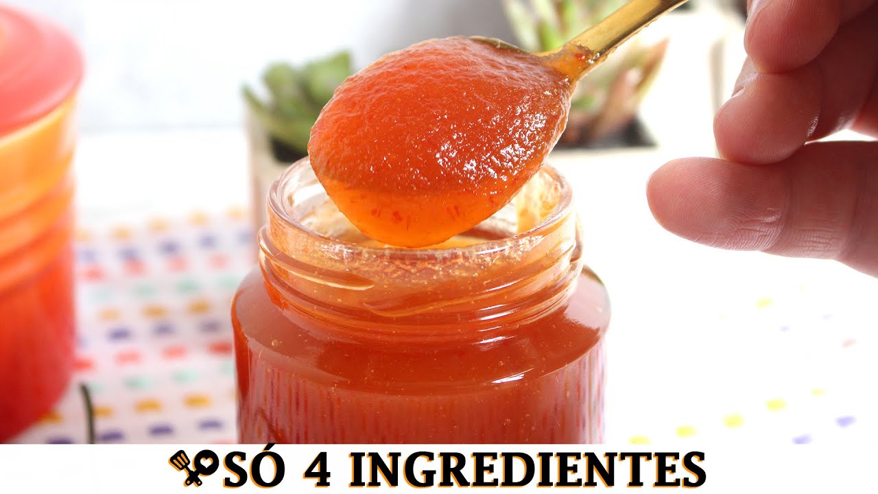 GELEIA DE PIMENTA COM 4 INGREDIENTES - RECEITAS QUE AMO