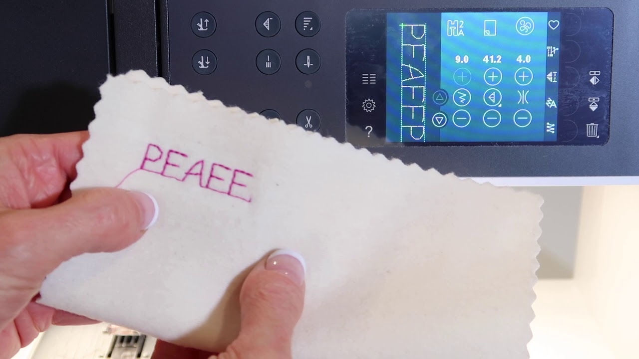 Pfaff Quilt Expression 720 46 Programming the Alphabet