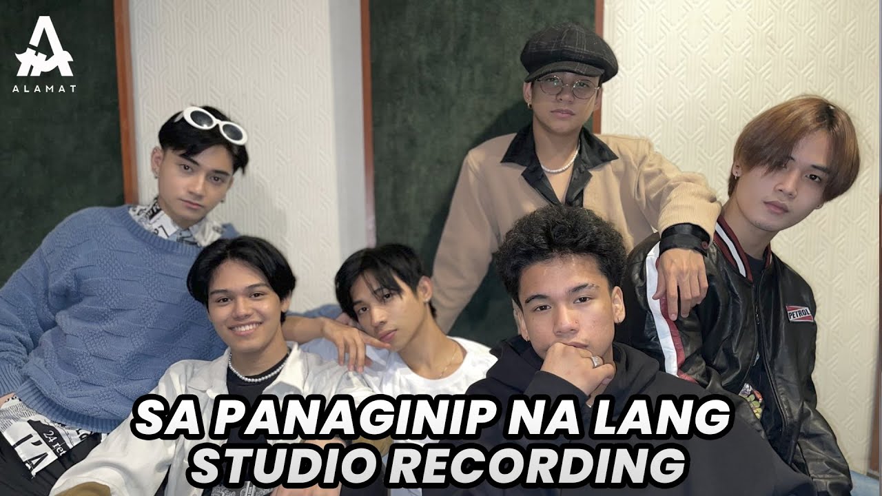 ALAMAT - [VLOG] 'Sa Panaginip Na Lang' studio recording