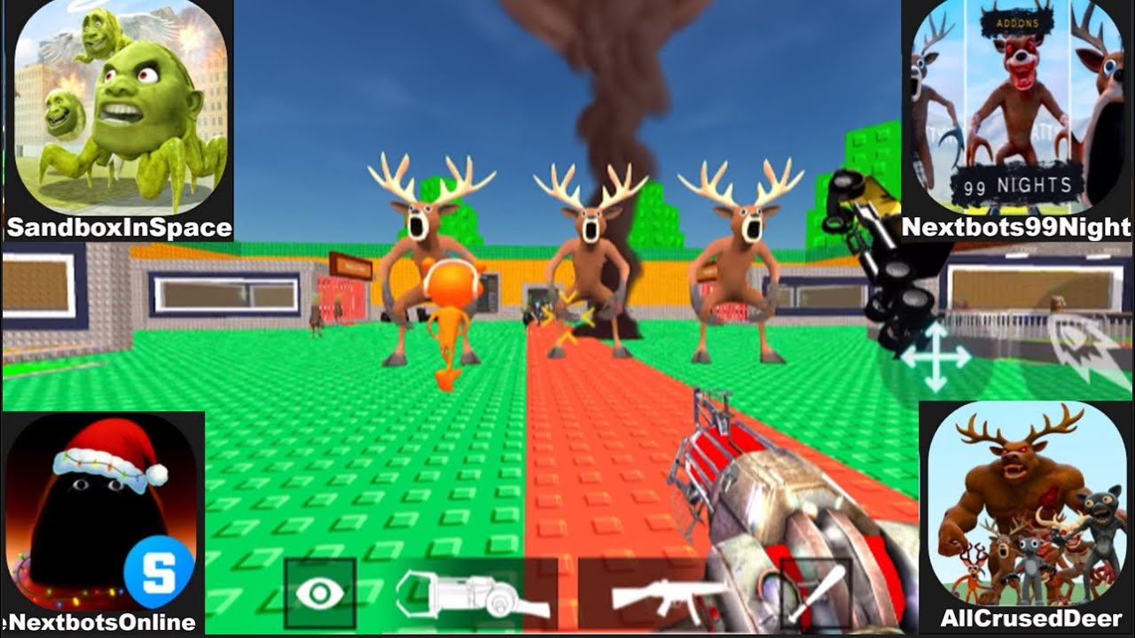 STEEL A MEME IN PLAYGROUND MOD,SANDBOX IN SPACE,Rang Ring Reng Bus Ireng,All DEER MONSTER,WARM