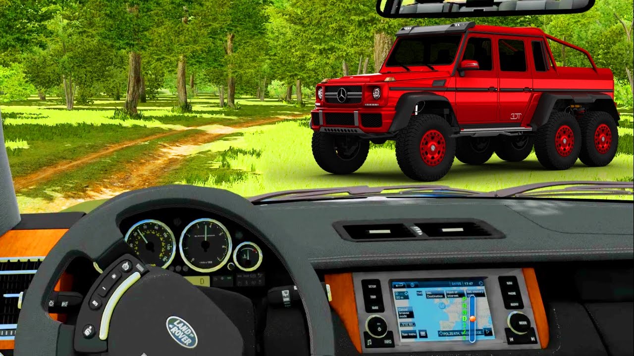 City Car Driving - Fuoristrada (Mercedes 6x6, Range Rover, X5, Qashqai)