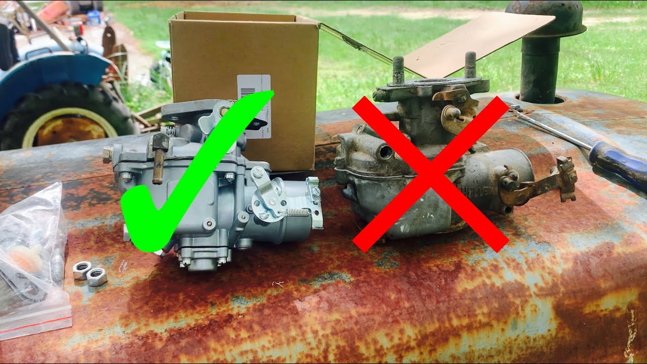 Ford 2600 Tractor Carburetor Rebuild then Replace
