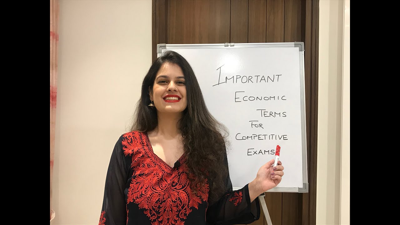 Important Economic Terms for Competitive Exams  by Vidhi Kalra