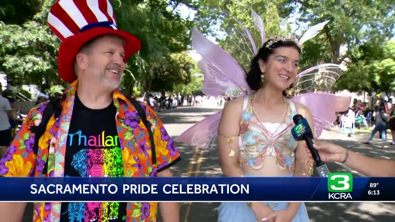 'We need to be visible': Thousands turn out for vibrant, colorful Sacramento Pride parade