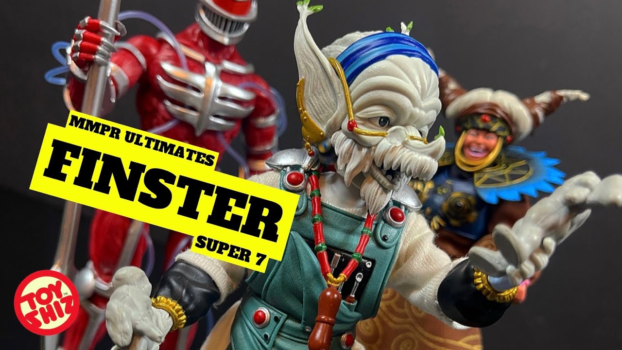2023 EVIL SPACE ALIEN FINSTER | MMPR Ultimates | Super 7