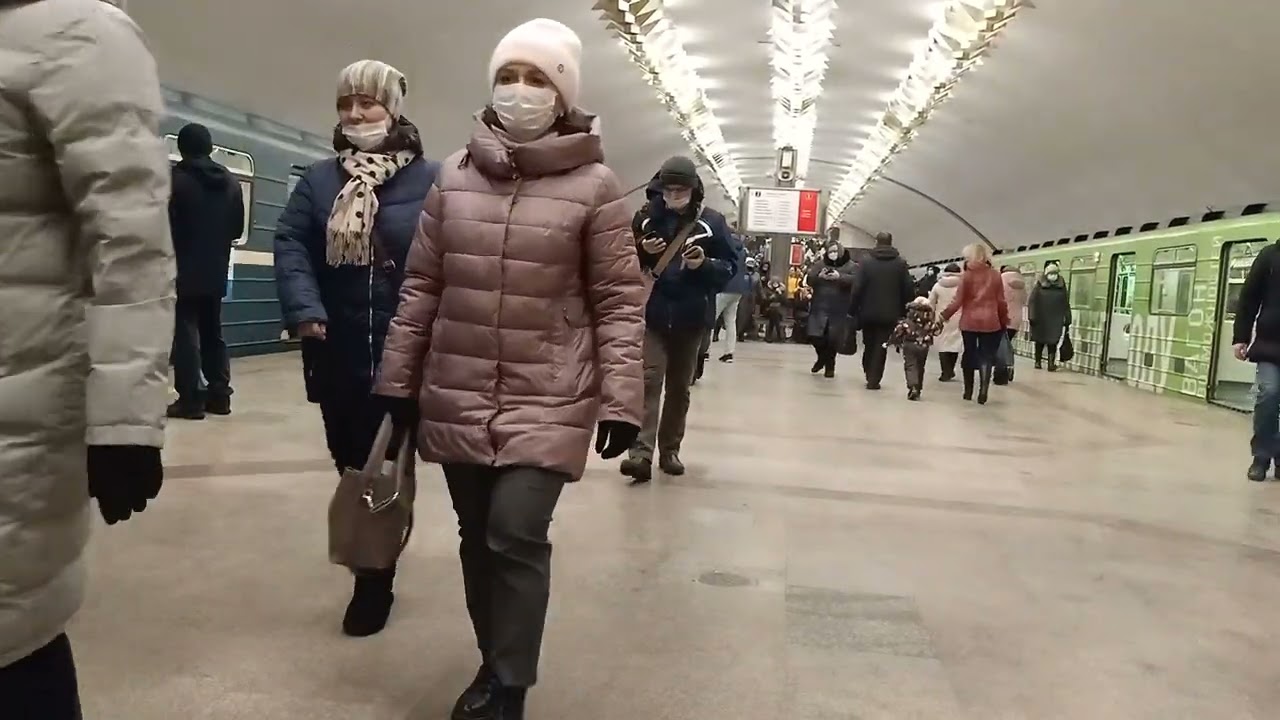 Площадь Маркса - час пик