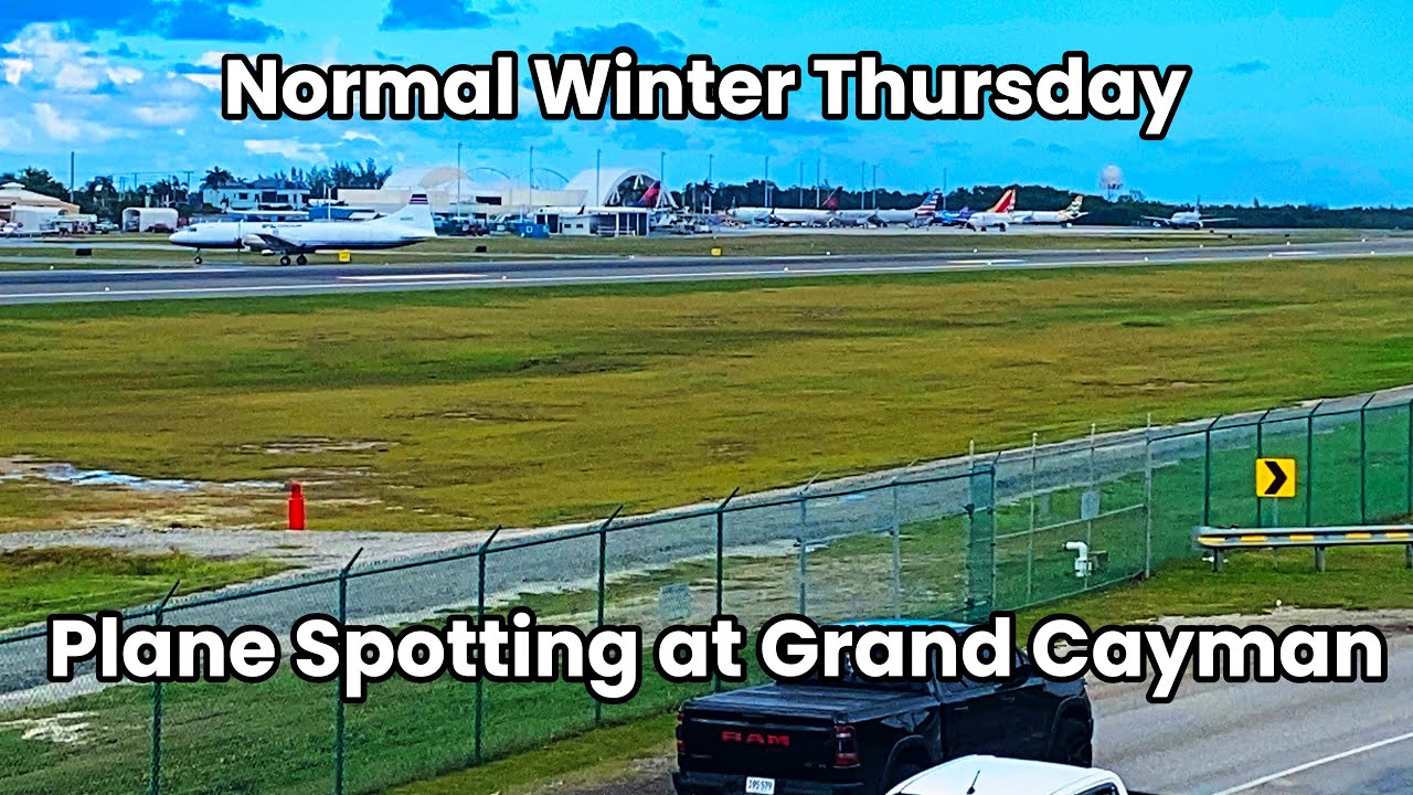 Normal Winter Thursday|A320/NEO, B737|Plane Spotting at Grand Cayman