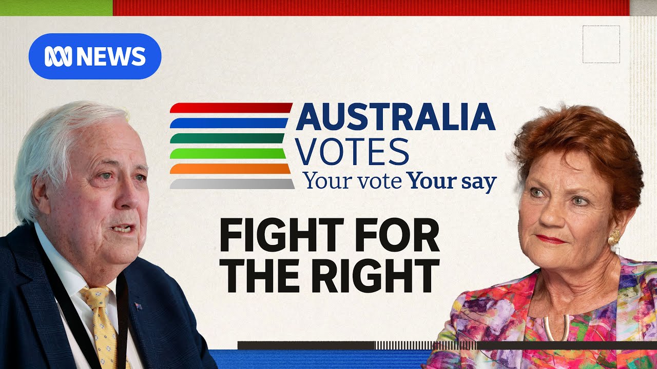 Clive Palmer and Pauline Hanson battle for voters on the right | ABC News