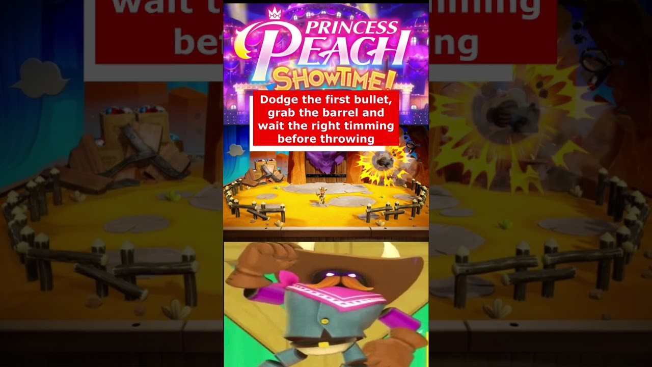 Princess Peach Showtime - Boss Fight: CowGirl in the Wilderness 