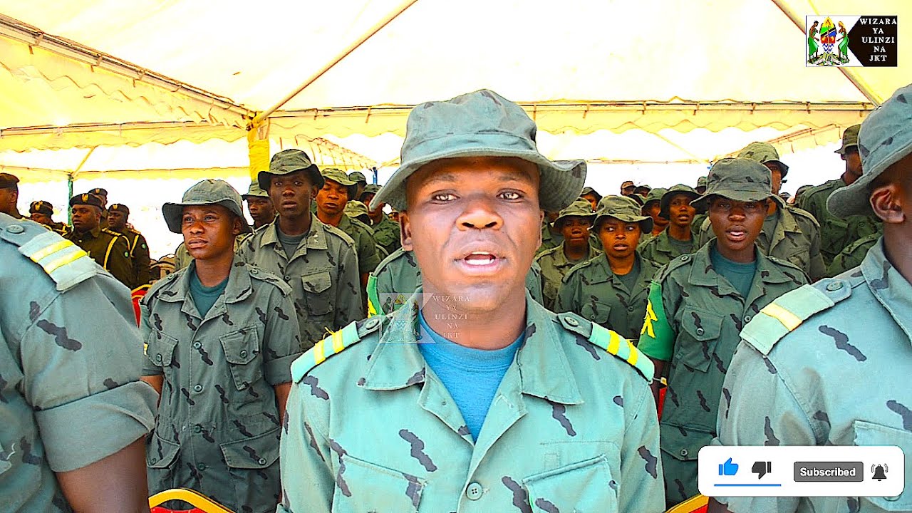Wimbo wa Jeshi Ulivyoimbwa, Vijana wa JKT Mbele ya Waziri wa Ulinzi na Jeshi la Kujenga Taifa