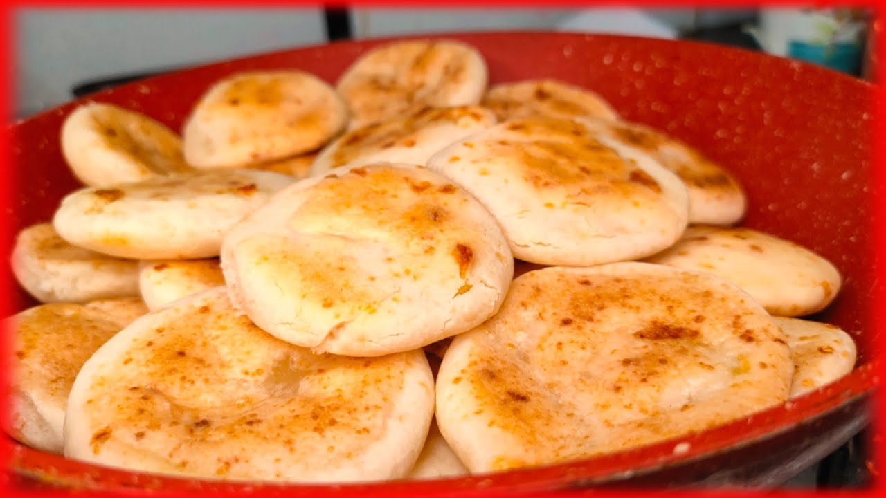 PAN DE ALMIDÓN EN SARTÉN PAN DE YUCA SIN HORNO / mil delicias