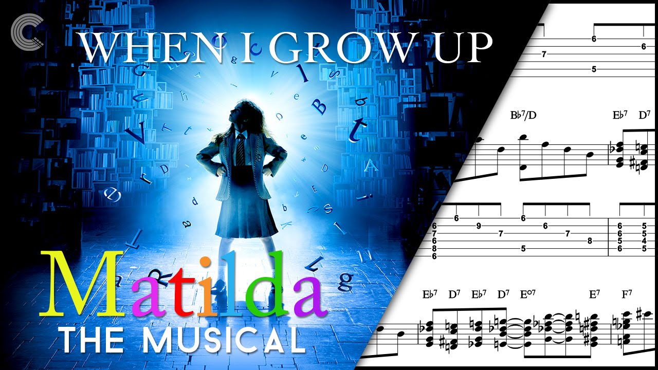 Piano  - When I Grow Up - Matilda the Musical - Sheet Music, Chords, & Vocals