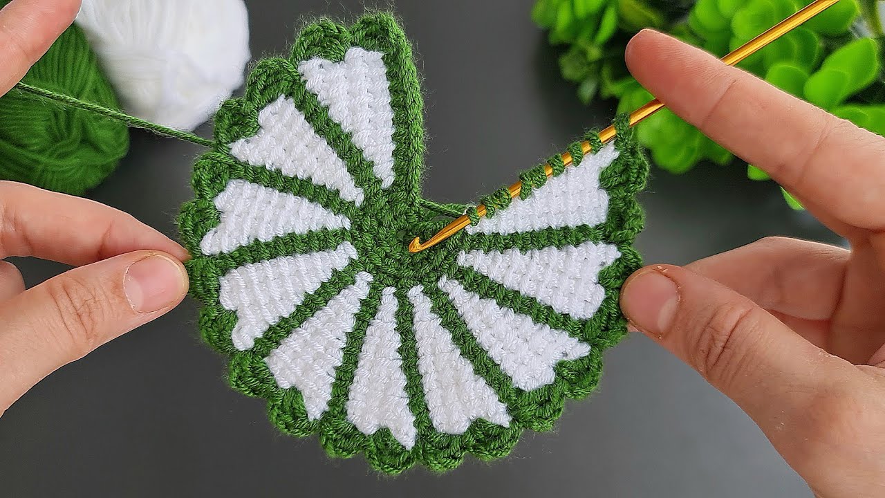 Super Beautiful Coaster,Motif Crochet Knitting Model - Bu Motife Bayıldım Tığ İşi Örgü Şahane Motif
