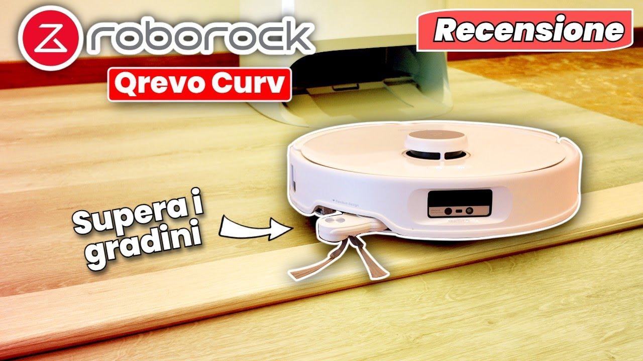 IL ROBOT ASPIRAPOLVERE PIÙ AVANZATO del 2024! Recensione Roborock Qrevo Curv