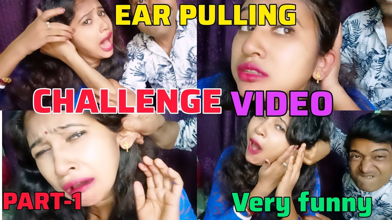 EAR PULLING CHALLENGE/EAR PULLING FUNNY VIDEO/FUNNY VIDEO/কান মলা হাসির ভিডিও/EAR PULLING ON HUSBAND