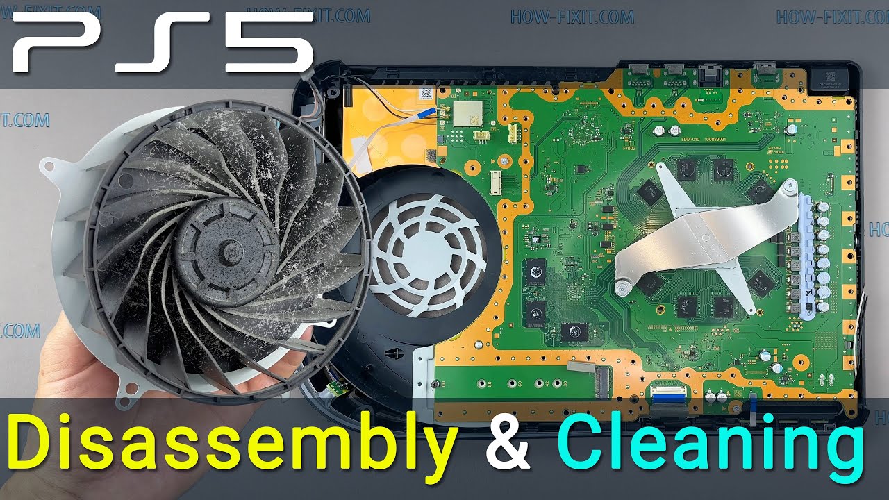 PS5 Disassembly & Dust Cleaning | How to Fix PlayStation 5 Overheating