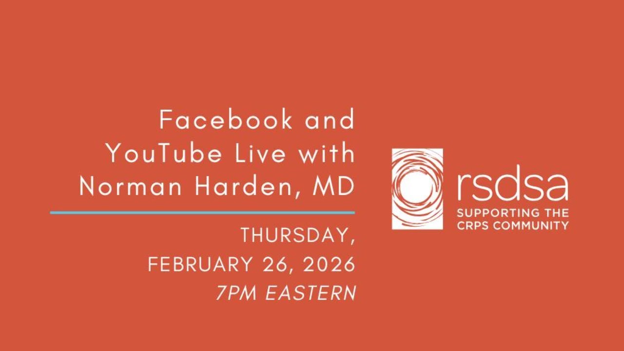 CRPS Research with Norman Harden, MD