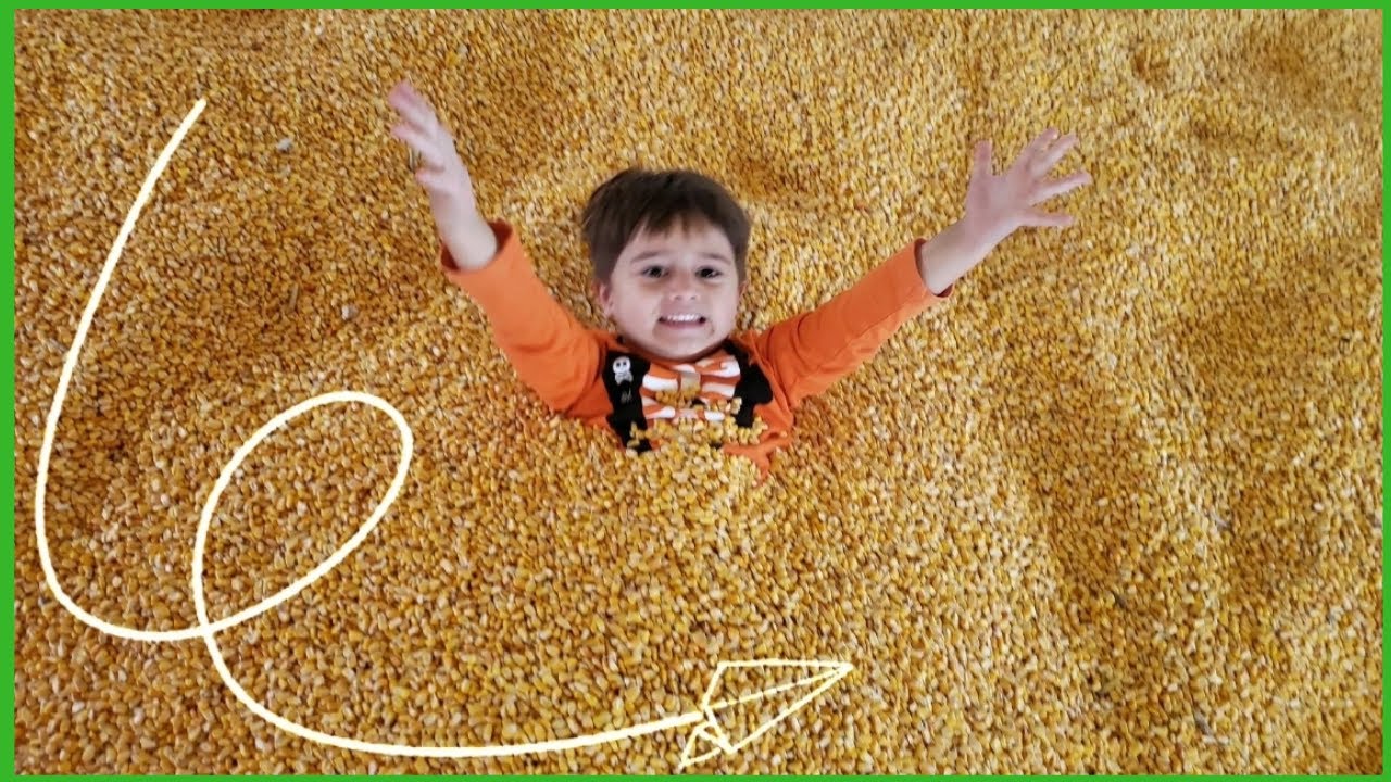 Playing in a Huge Corn Pit with TinoNinos