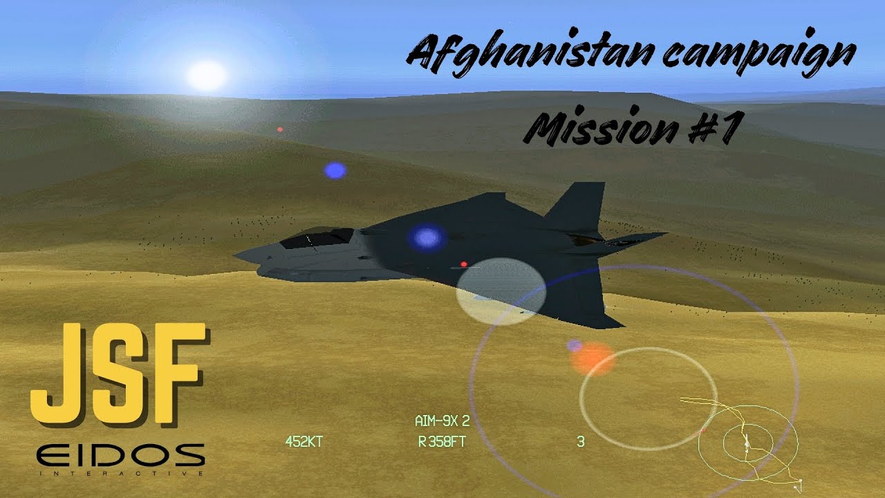 Joint Strike Fighter  |  Afghanistan campaign mission 1 - Terrain following Full mission gameplay