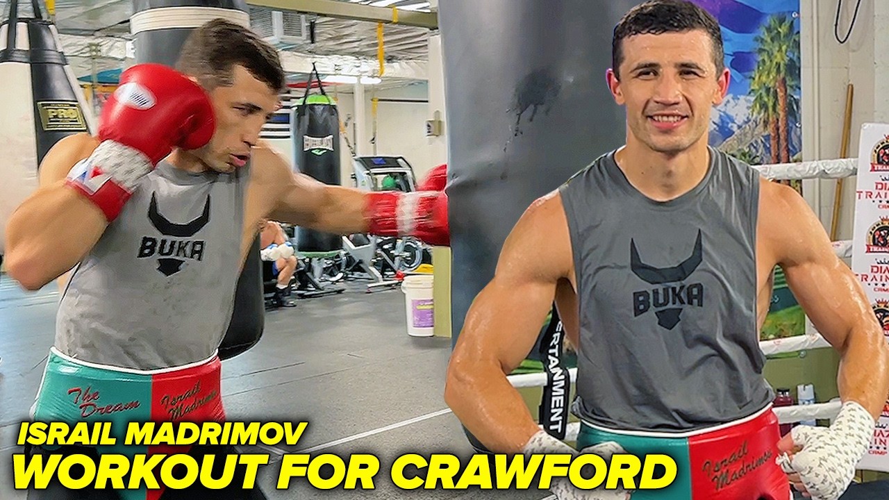 LOCKED IN Israil Madrimov training for Crawford • Full Workout video