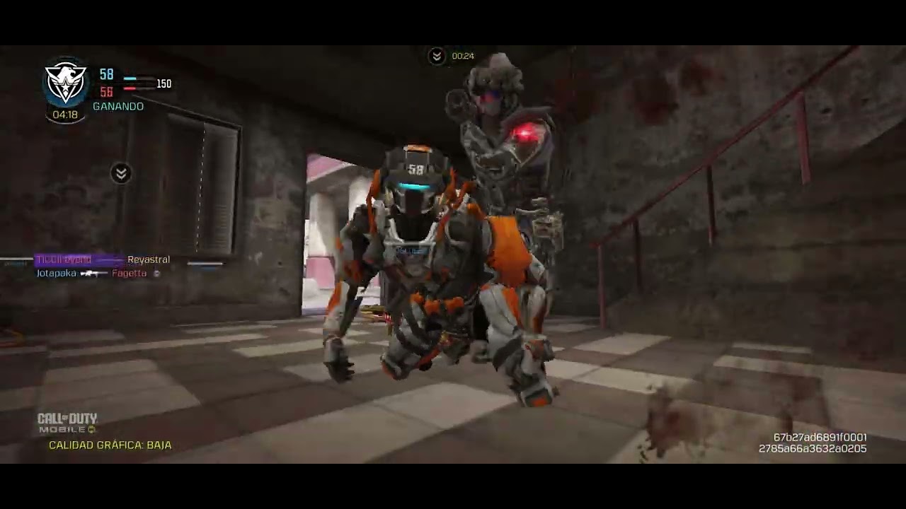 jugando una partida normal en call of duty mobile