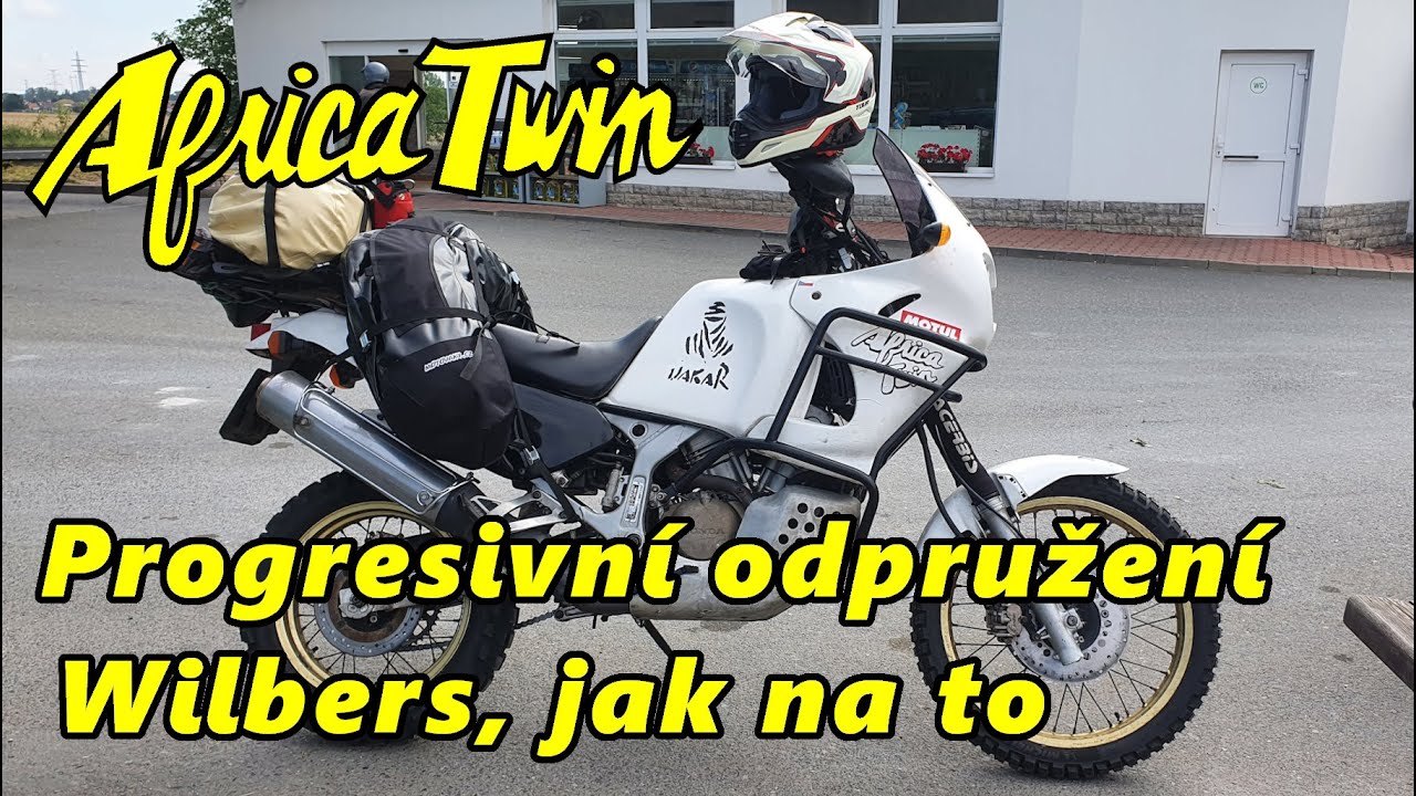 Africa Twin, servis přední vidlice + progresivní pružiny Wilbers - díl 4