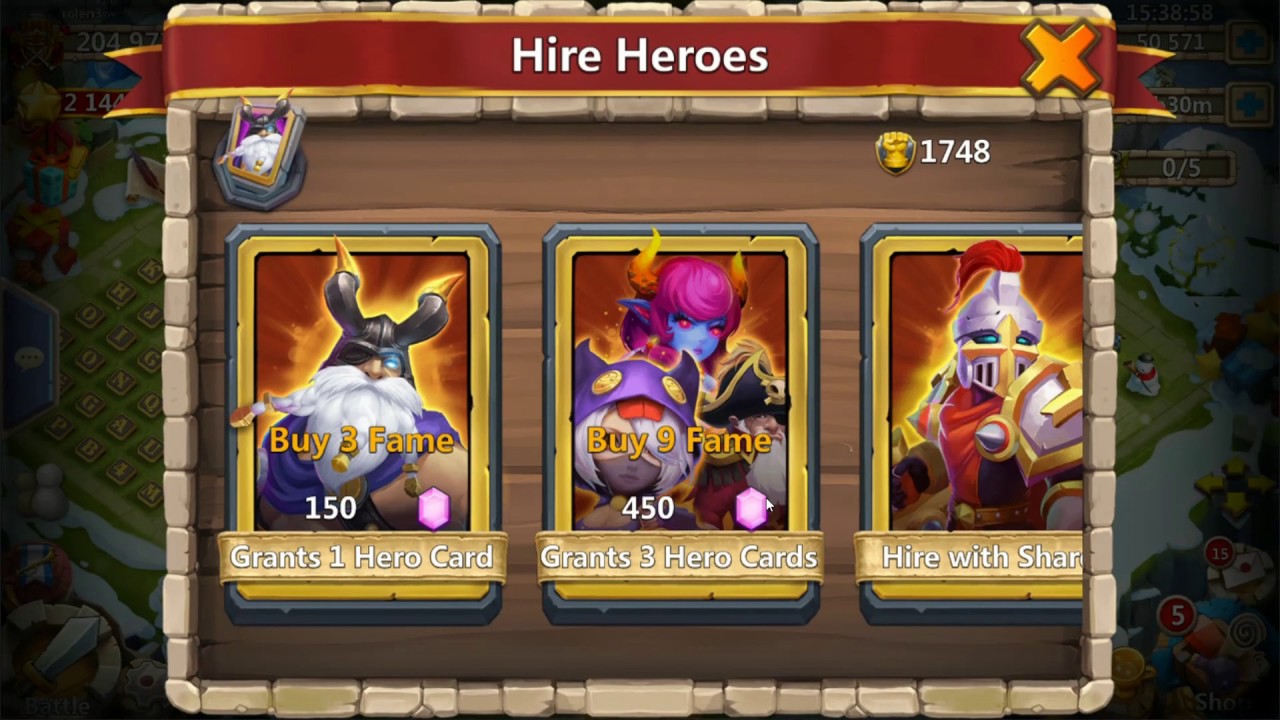 20,000 Gems for Rolen3 | Events | Castle Clash
