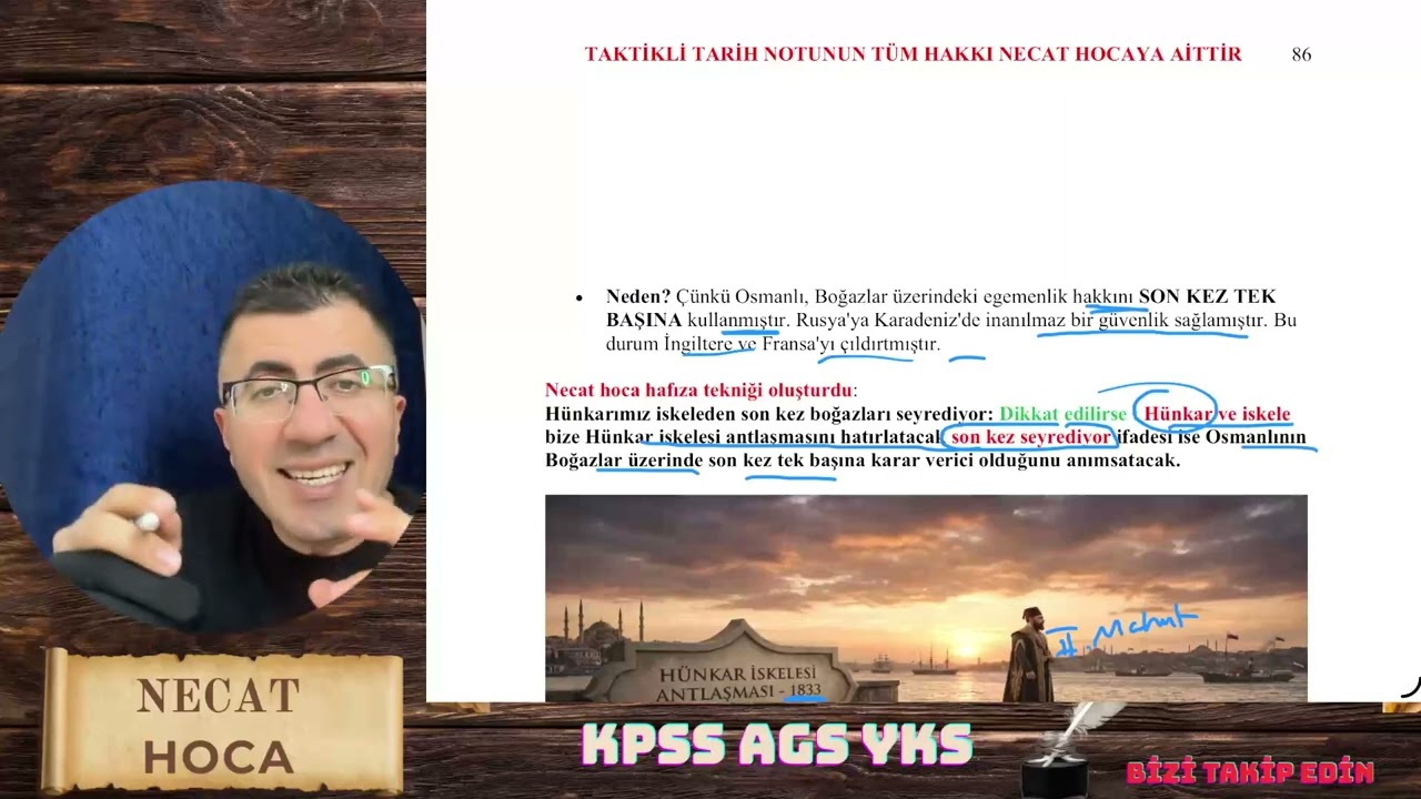 KPSS/AGS Tarih-Osmanlı Dağılma Dönemi 1 - (20)-Necat Hoca-2026 #yks #kpss #kpss2026 #tyt #ayt