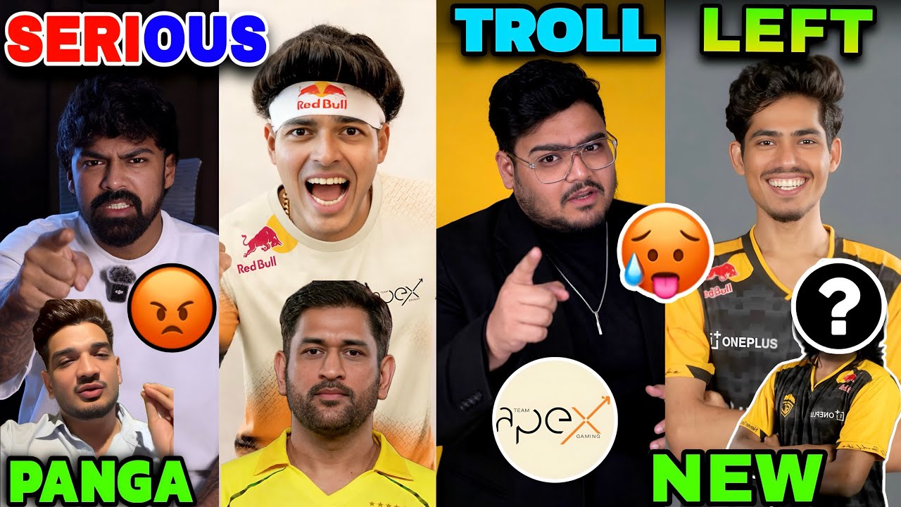 SERIOUS Panga..😱SHOCKING Story🚨TROLL in APEX? 🥶S8UL,GodLike,Jonathan,Scout